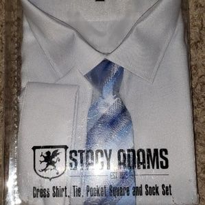 GREY DRESS SHIRT SIZE 22 NECK SLEEVE 36/37